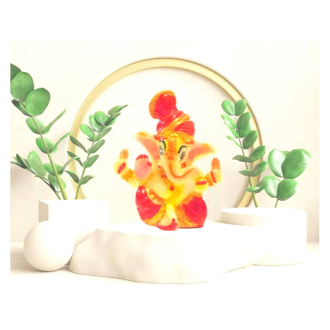 santarms® Ganesha Idol for Home Decor for car Dashboard ( 2.5 inch Height )
