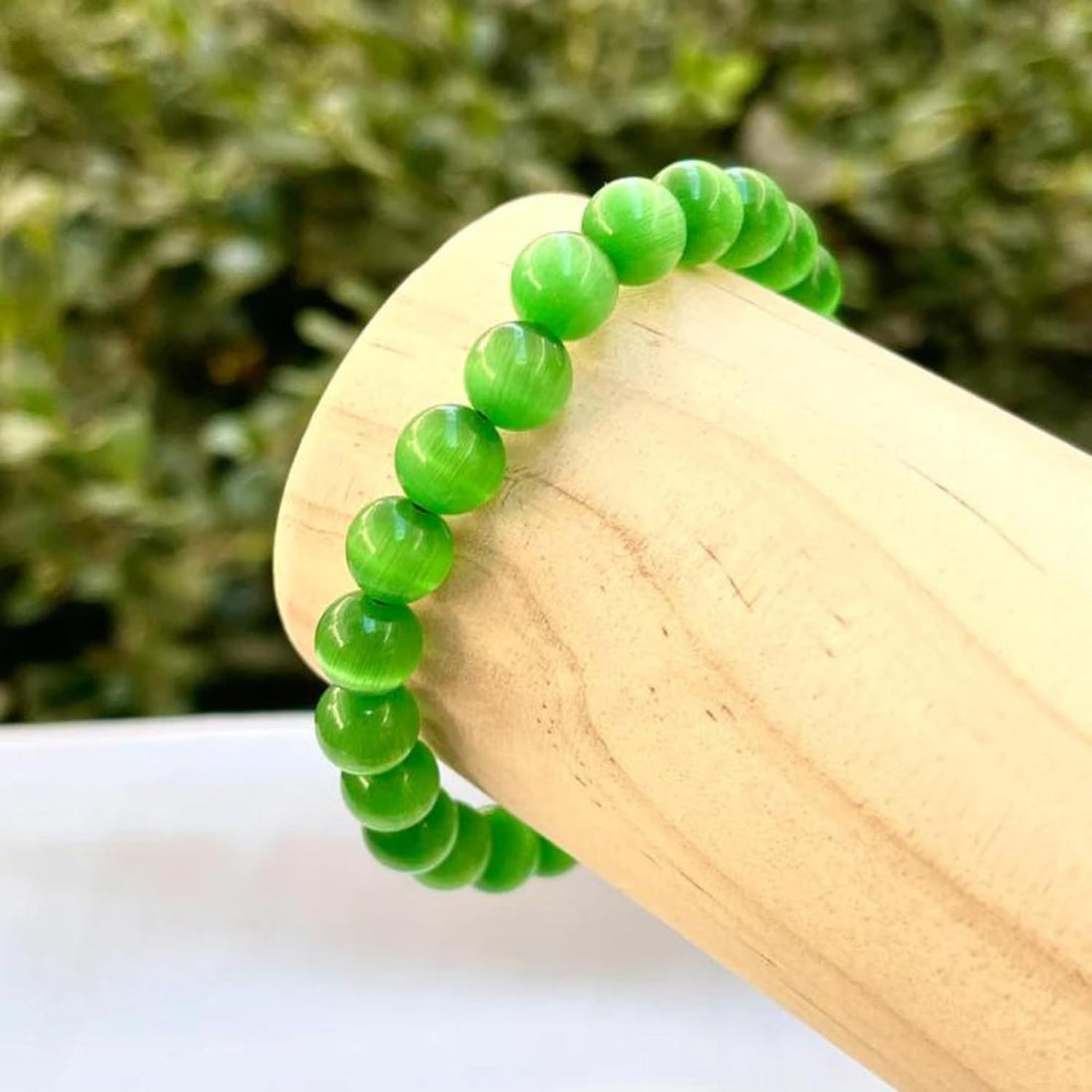 santarms Shining Crystal Glass Beads Moti Bracelet For Girls And Women
