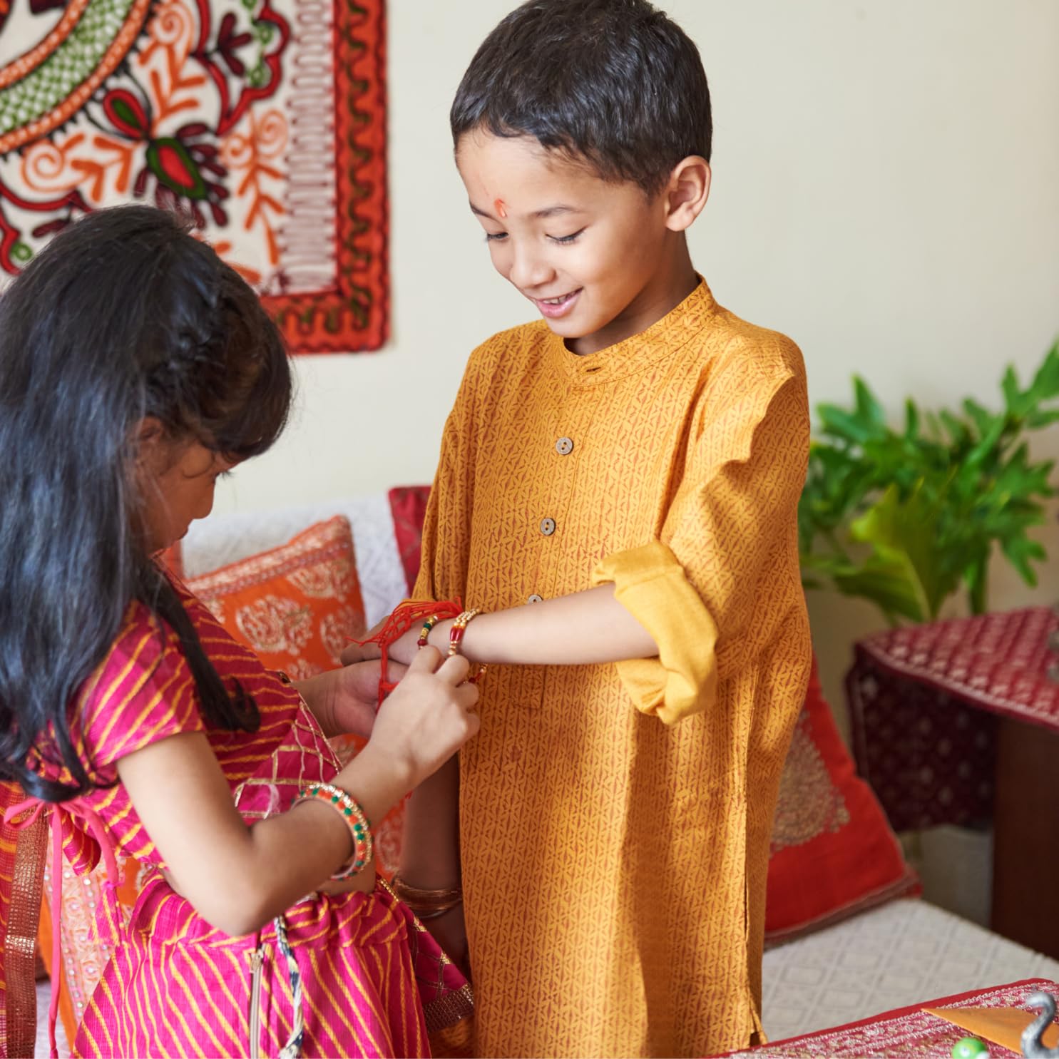 santarms Rakhi Festival 2025 | Exquisite Rakshabandhan Rakhis Online | Designer Rakhi Set Pack of 2 | Celebrate Raksha Bandhan with Love