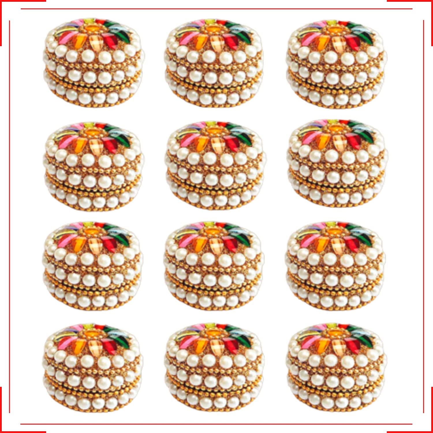 santarms kumkum Box with ramcharitmanas Book for Gifts