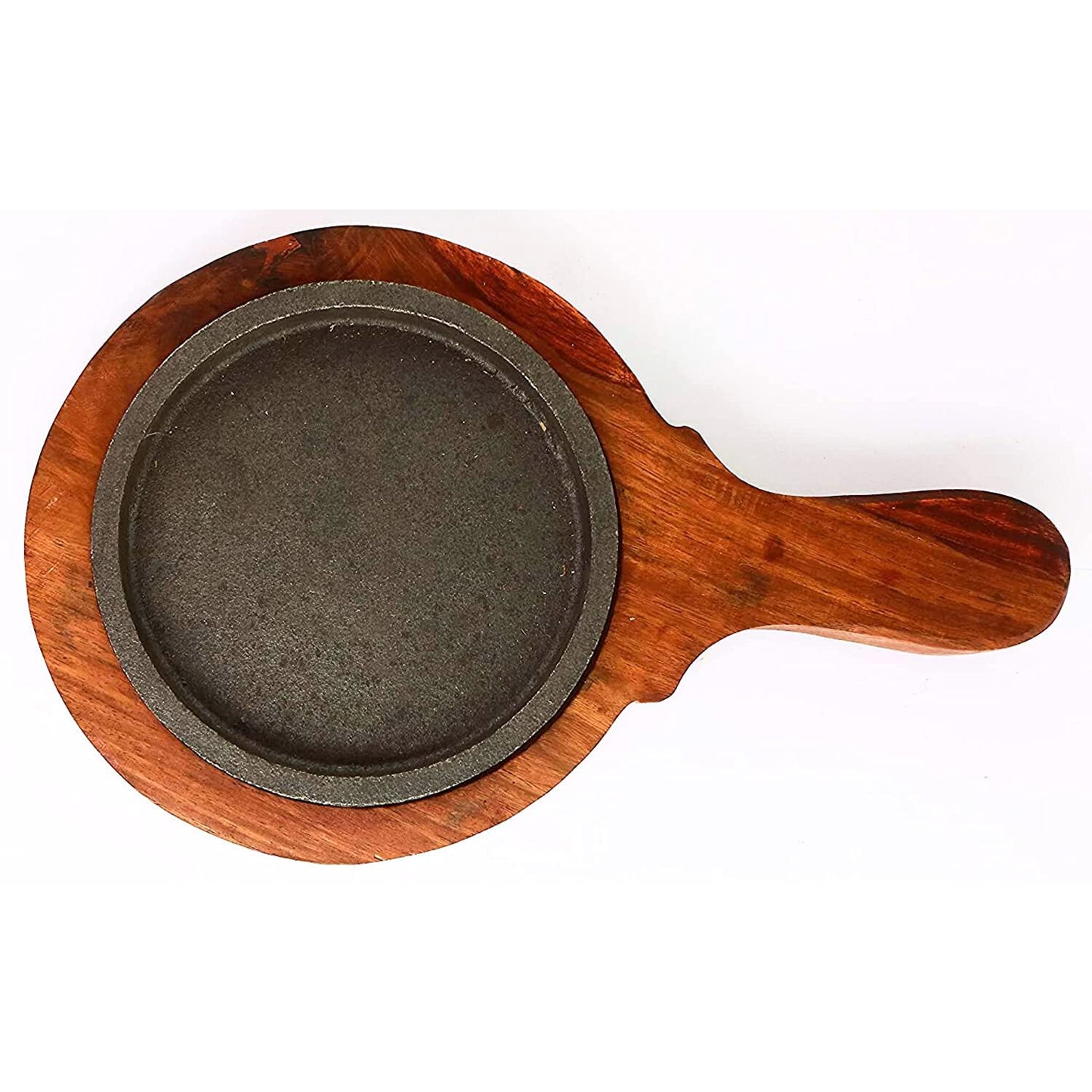 santarms Cast Iron Plate Sizzler Plate with Brownie sizzler Plate Pack of 2