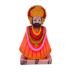 santarms Khatu Shyam Idol of Baba Shyam [Hare Ka Sahara Baba Shyam Humara] Car Dashboard Decorative Idol - Handcrafted Spiritual Figurine for Car, Home, or Office Decor - Buy