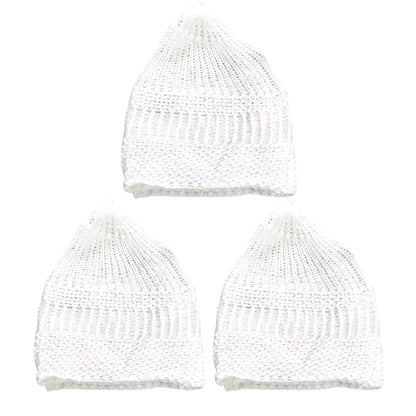 santarms Islamic Prayer Kufi Muslim Cap for Men or boy namaz topi for namaz - Combo White