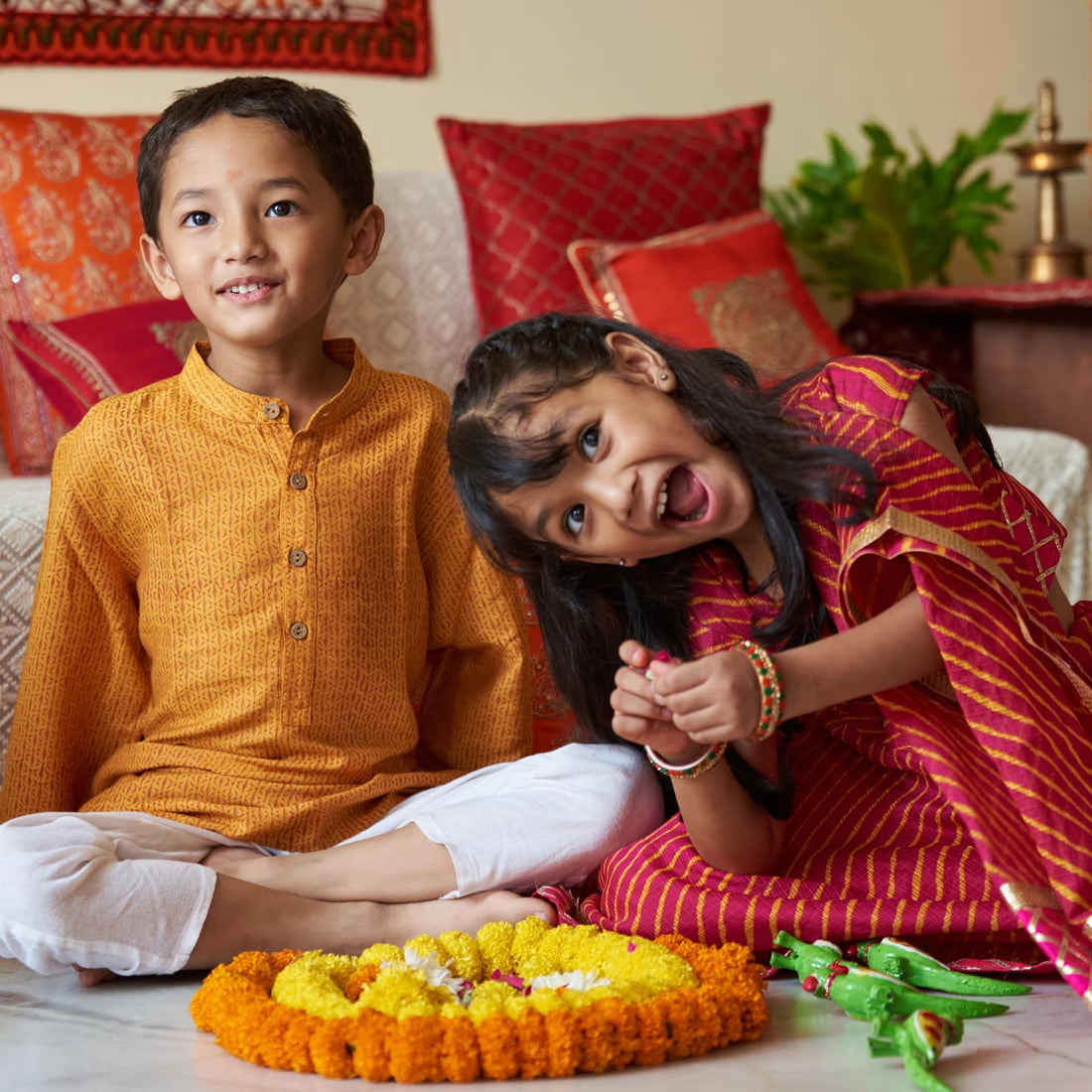 santarms Rakhi Festival 2025 | Exquisite Rakshabandhan Rakhis Online | Designer Rakhi Set Pack of 2 | Celebrate Raksha Bandhan with Love