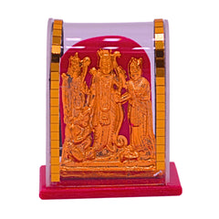 santarms God Idol Car Dashboard Cabinet Handicraft Statue Acrylic Cover Home Room Office Temple Mandir Murti Decor Showpiece Item (1) (Ganesha)