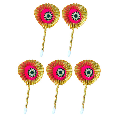 santarms Elegant Tilak Stick Set for Pooja: Fancy Sindoor & Tilak Gift – Perfect Rituals and Religious Ceremonies, Ideal Puja Articles Traditional Dandi Use