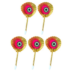 santarms Elegant Tilak Stick Set for Pooja: Fancy Sindoor & Tilak Gift – Perfect Rituals and Religious Ceremonies, Ideal Puja Articles Traditional Dandi Use