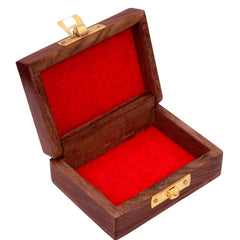santarms Wooden Small Storage Box for Jewellery/Gifts/Showcase wood storage box small (Pack Of 1)