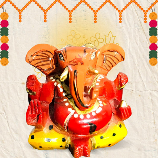 santarms Sidhivinayak Ganesh ji ki Murti Statue Idol for Car Dashboard god Ganesha for Gift Items or Home d?cor Decoration Accessories - Size : 2 inch