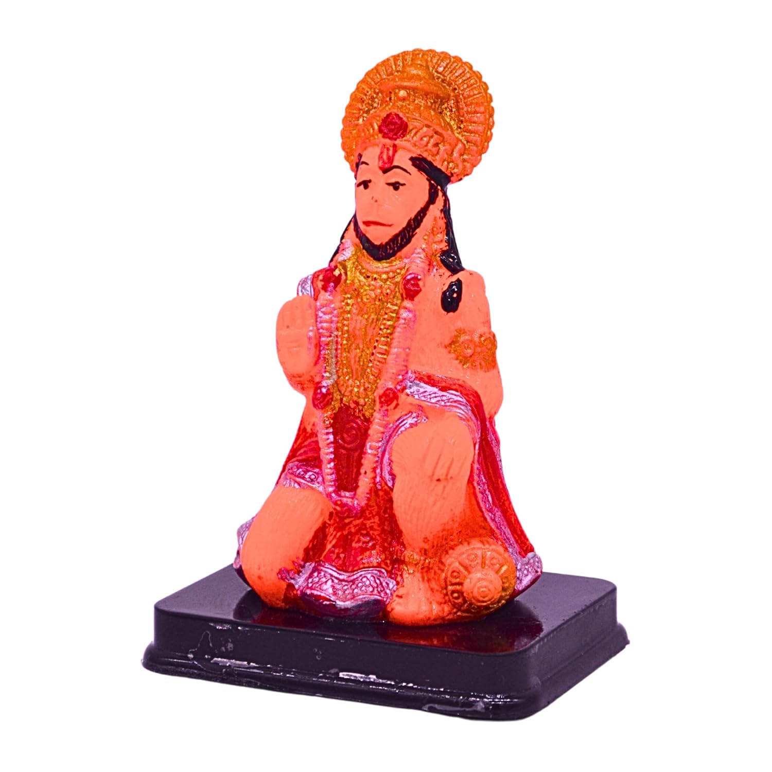 santarms Sitting Hanuman Idol Lord Balaji Bhagwan for Car Dashboard