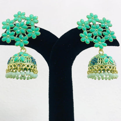 santarms flower fancy Jewellery long Earrings for women Handmade Earrings for Girls and Women stylish