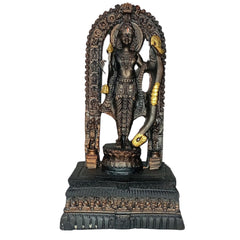 santarms Ram Lalla Idol Ram Ji Murti Ayodhya 3D Model Idol Home Decor Showpiece Murti for Home Decor Decoration Gift, 1 Pcs