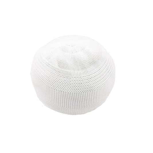 santarms Islamic Prayer Kufi Muslim Cap for Men or boy namaz topi for namaz (7 Cap) White