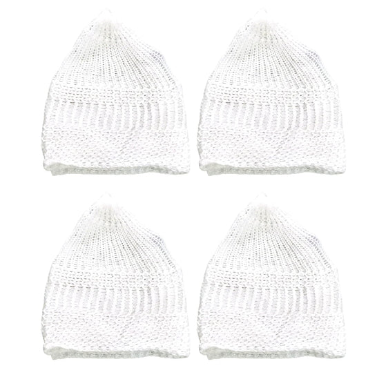 santarms Islamic Prayer Kufi Muslim Cap for Men or boy namaz topi for namaz - Combo White