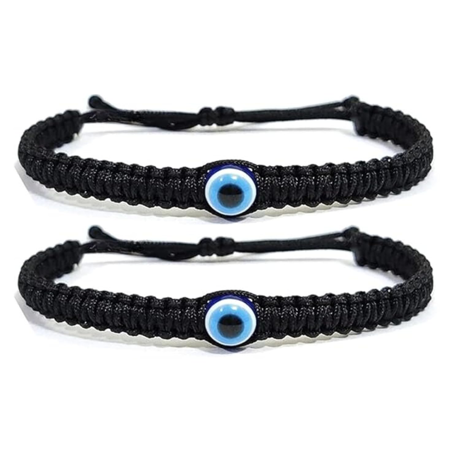 santarms evil eye Bracelets, Nazar Unisex Friendship Band pack of 2