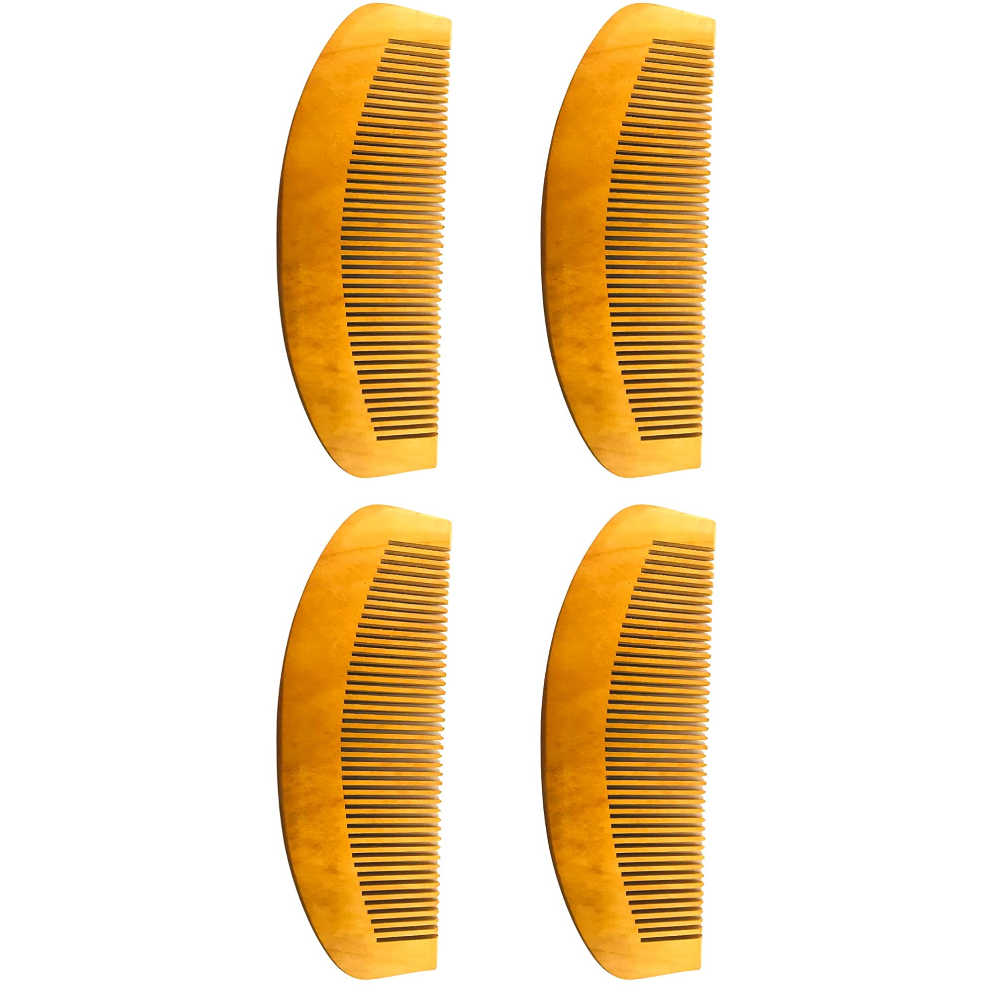 Santarms wooden neem comb for women men hair growth with wide wood tooth combs brush bamboo mens wodden combo set anti dandruff - mini comb for beard (Qty: 01)