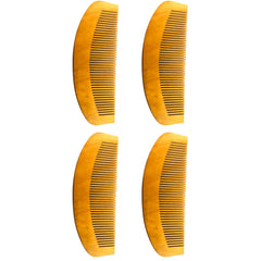Santarms wooden neem comb for women men hair growth with wide wood tooth combs brush bamboo mens wodden combo set anti dandruff - mini comb for beard (Qty: 01)