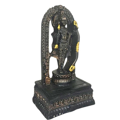 santarms Ram Lalla Idol Ram Ji Murti Ayodhya 3D Model Idol Home Decor Showpiece Murti for Home Decor Decoration Gift, 1 Pcs