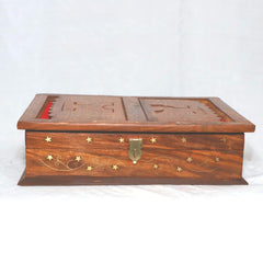 santarms Quran Shareef Box Rehal Book Decor Stand for Reading Quran Rehal Box - Sheesham Wood