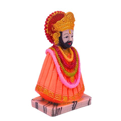 santarms Khatu Shyam Idol of Baba Shyam [Hare Ka Sahara Baba Shyam Humara] Car Dashboard Decorative Idol - Handcrafted Spiritual Figurine for Car, Home, or Office Decor - Buy