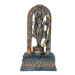santarms Ram Lalla Idol Ram Ji Murti Ayodhya 3D Model Idol Home Decor Showpiece Murti for Home Decor Decoration Gift, 1 Pcs