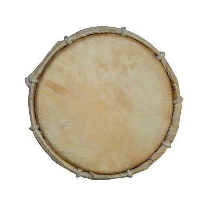 Santarms Damru/Damaru 5inch (12.7cm) for Shivratri, Wooden Hand Percussion Handmade Damroo Indian Musical Instruments - Pack of 2