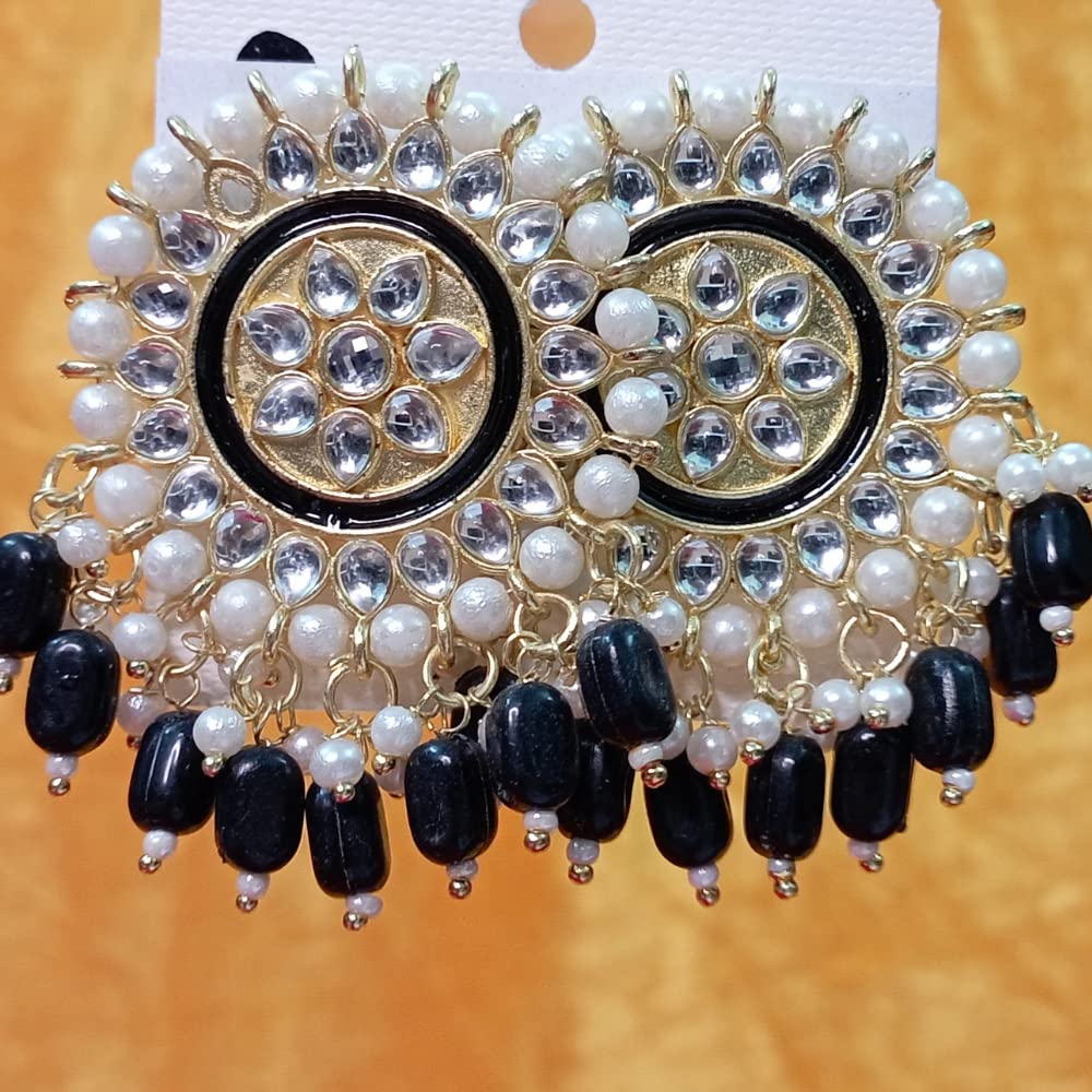 santarms fancy Jewellery long Afghani Earrings for women Handmade Earrings for Girls and Women stylish