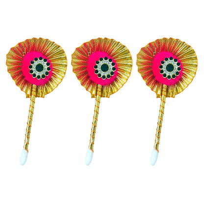 santarms Tilak Stick Gift Set – Fancy Pooja Articles for Sindoor, Kajal, Or Dandi Elegant Decorative Sticks Religious Ceremonies and Festivals (Set of 11) Ideal Gifting Spiritual Occasions