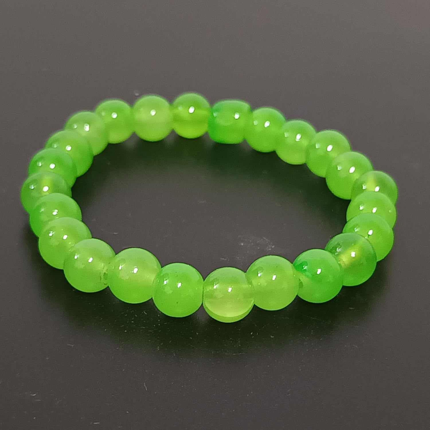 santarms Shining Crystal Glass Beads Moti Bracelet For Girls And Women