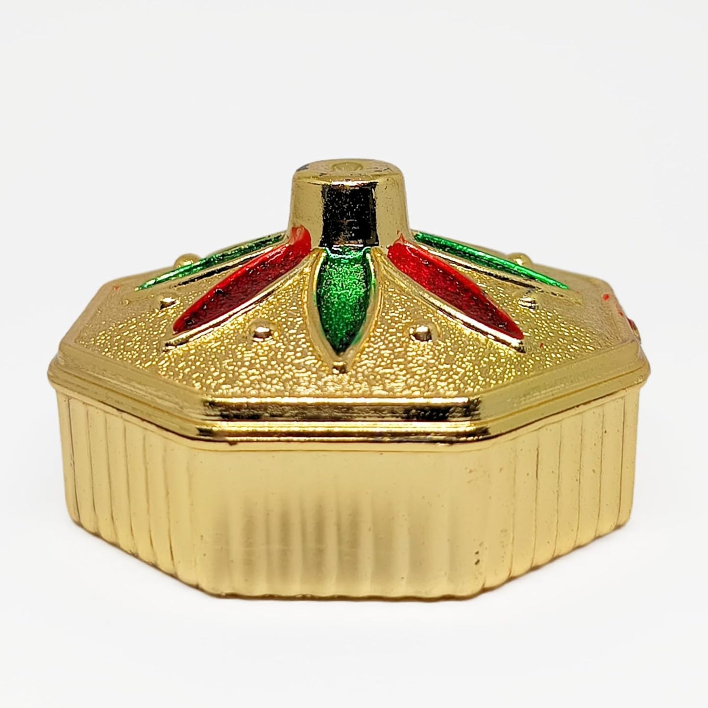 santarms Meenakari Roli Chawal Box - Pooja Accessory Kumkum Sindur Dabbi, Roli chawal, Pack of 1