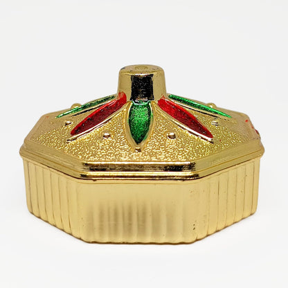 santarms Meenakari Roli Chawal Box - Pooja Accessory Kumkum Sindur Dabbi, Roli chawal, Pack of 1