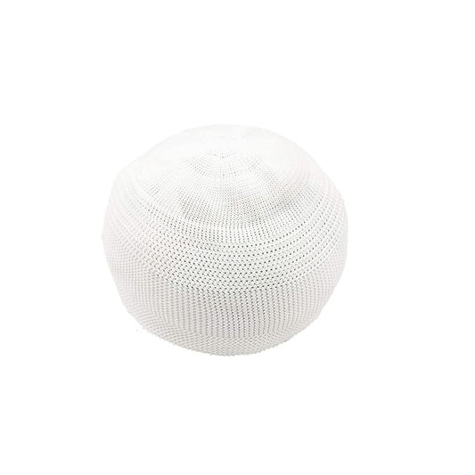 santarms Islamic Prayer Kufi Muslim Cap for Men or boy namaz topi for namaz - Combo White (6)