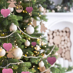 Santarms Christmas Day Heart Decor Room Home Christmas Gifts