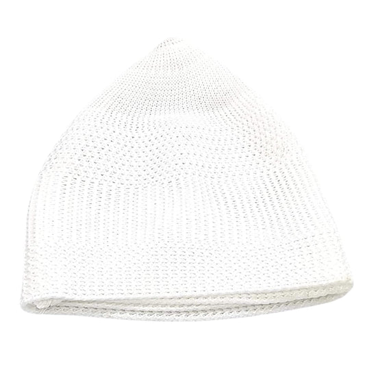 santarms Islamic Prayer Kufi Muslim Cap for Men or boy namaz topi for namaz (4 Cap) White