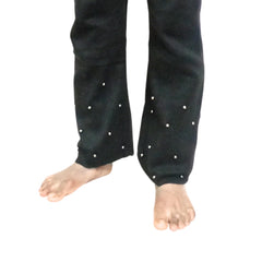 santarms Women's Winter Wear Woolen Full Length Palazzo Pants (Free Size) Loose Stylish Set for Women: Office to Party Elegance in