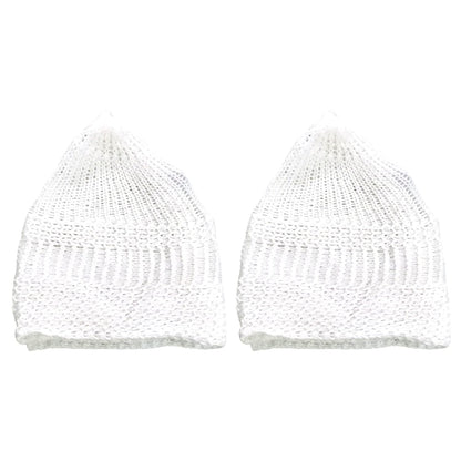 santarms Islamic Prayer Kufi Muslim Cap for Men and Boys - Elegant Namaz Topi Combo (White, Pack of 2) | Perfect Daily Prayers, Religious Ceremonies, Eid Celebrations Comfortable Muslims