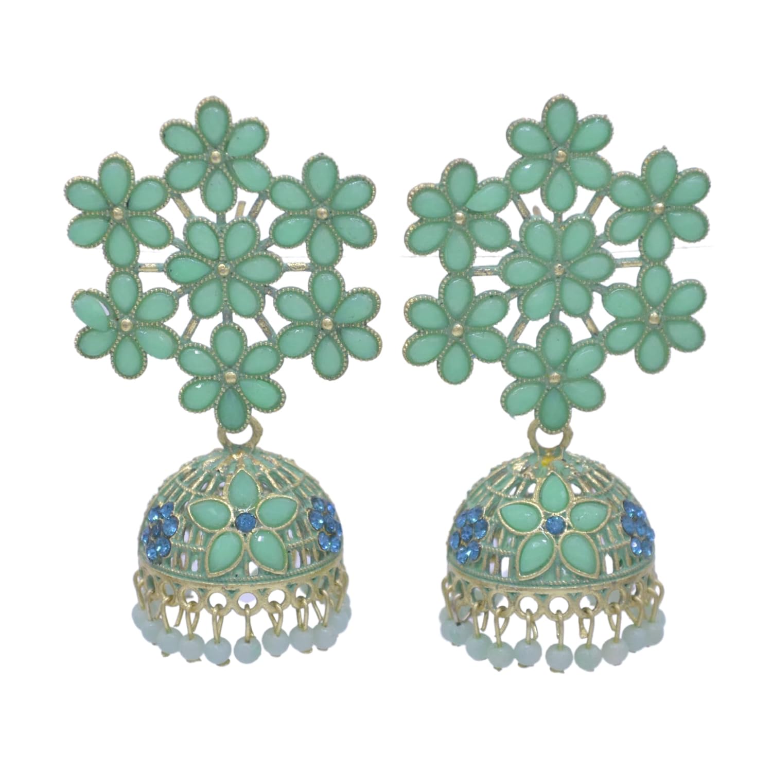 santarms flower fancy Jewellery long Earrings for women Handmade Earrings for Girls and Women stylish