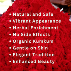 Santarms A++ Natural Organic Red Sindoor Kumkum Powder | Skin-Safe, Chemical-Free, Perfect for Women’s Suhaag, Daily Use, Weddings & Pooja (Pouch Packet, 50, gram)