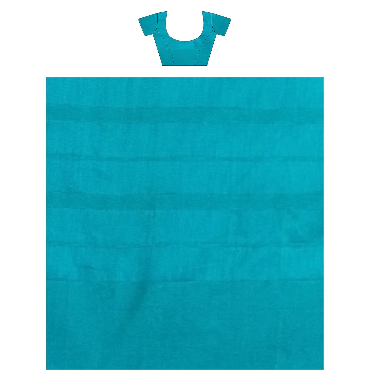 Hira Silk Cotton Saree for Women, Printed Sari with Unstitched Blouse Piece