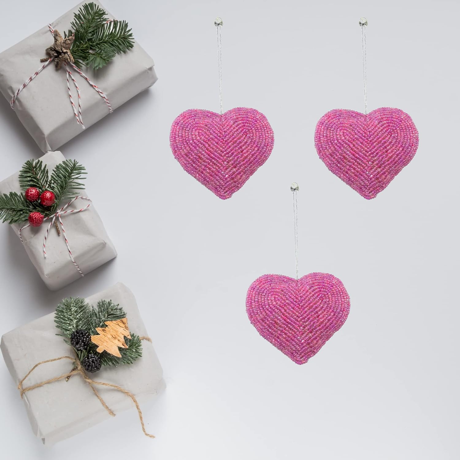 Santarms Christmas Day Heart Decor Room Home Christmas Gifts