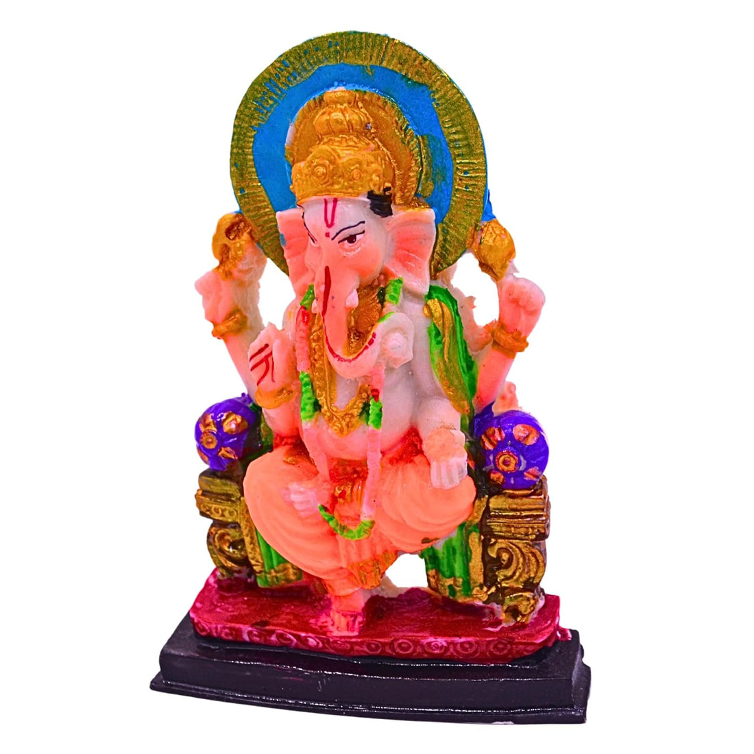 santarms Ganesha Ganesh murti Statue Shree Ganesha Idol Shree Ganesh for Pujaghar Home Decor Showpiece