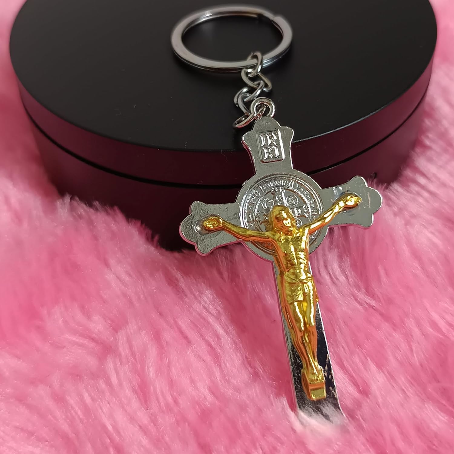santarms Jesus Christ | Holy Cross Keychain jesus key chain
