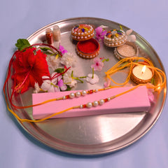 santarms Beads Rakhi Festival Shop Exquisite Rakshabandhan Rakhis Online pack of 2 For Brothers