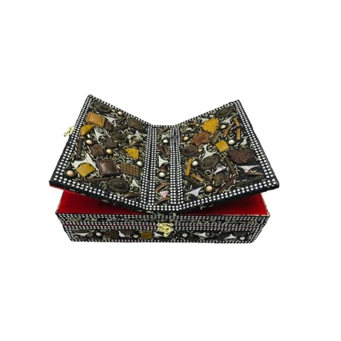 Santarms Inlay Holy Box for - Geeta Stand Wooden for Reading Handmade fordable Wooden rehal holy Books Stand Book Box (Book Stand)