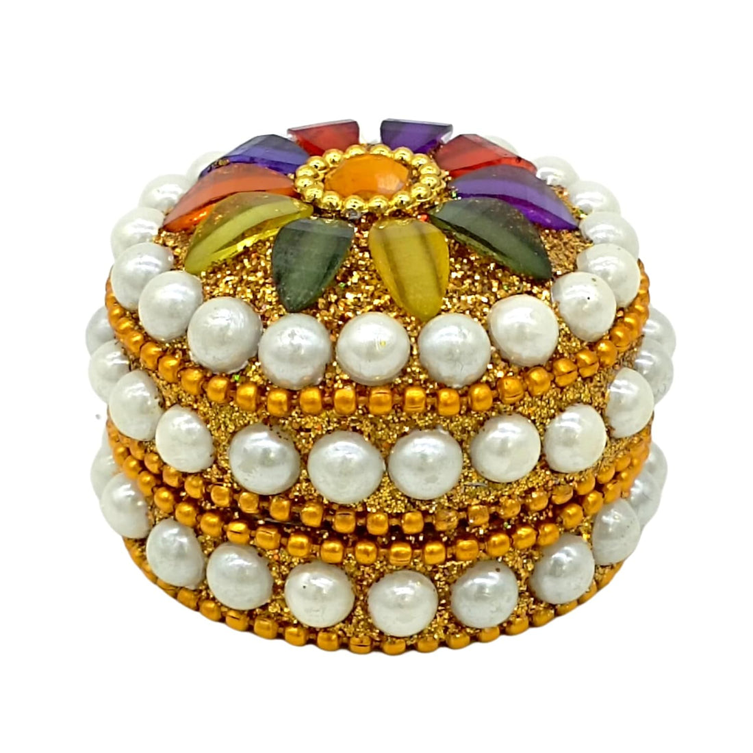 santarms kumkum sindoor Box handicrafts Fancy Stylish singhora shringar Box kumkum dabbi sindoor dabbi sindur dani with Tilak Stick (Set of 12)