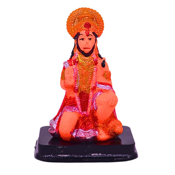 santarms Sitting Hanuman Idol Lord Balaji Bhagwan for Car Dashboard