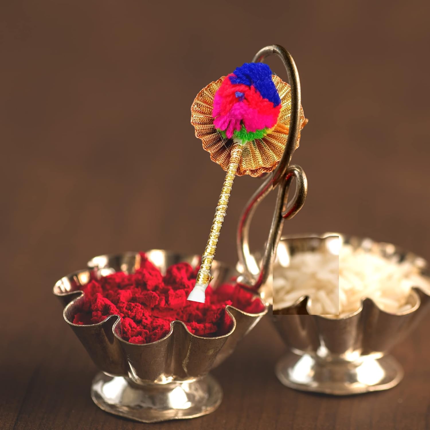 santarms Handmade Tilak Stick for Forehead Sacred Symbol of Tradition and Devotion, Set of 2 - Authentic Craftsmanship for Rituals, Worship, and Cultural Ceremonies