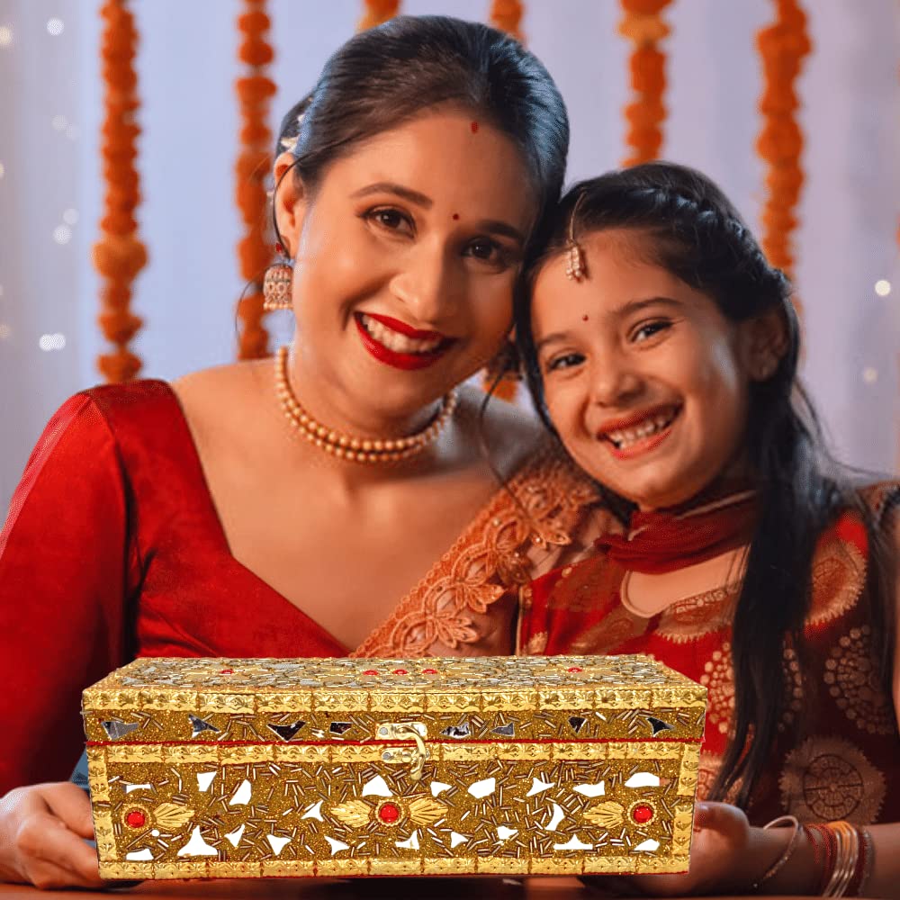 santarms wooden Bangle box for Women - chudi boxes girls | Churi is a perfect wedding gift bride or bridal Box For Women,Jewellery With Latest Stylish Design,Chudi Organizer