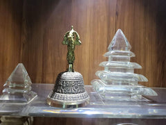 santarms ashtadhatu Temple Bell Brass ghanti for Home Big Size Items décor vastu Antique Pooja Room Decoration mandir Hanging Bells puja