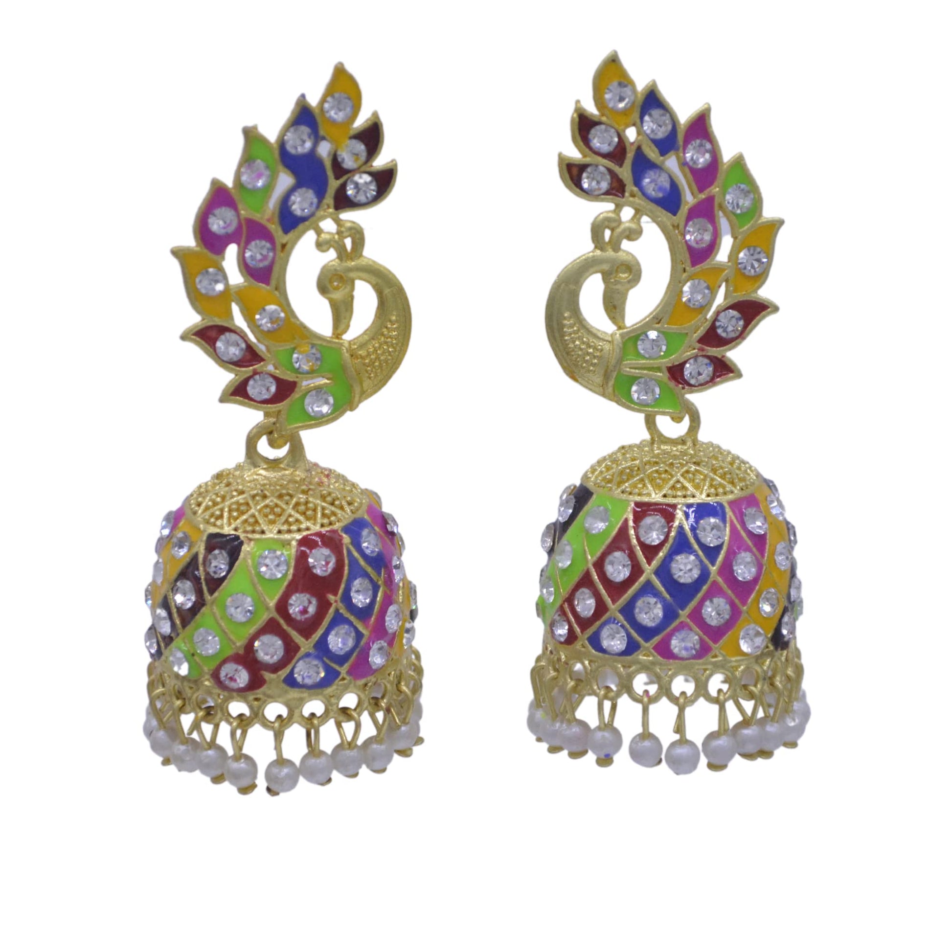 santarms fancy Jewellery long Afghani Earrings for women Handmade Earrings for Girls and Women stylish